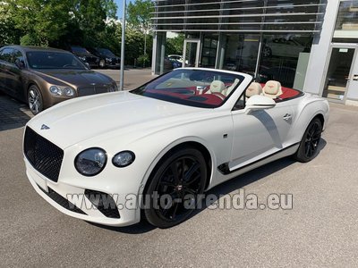 Аренда в Мюнхене автомобиля Bentley GTC W12 First Edition
