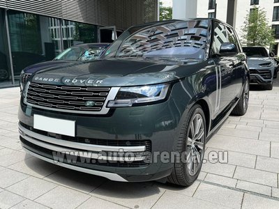 Rental in Frankfurt the car Land Rover Range Rover D350 Autobiography 2022