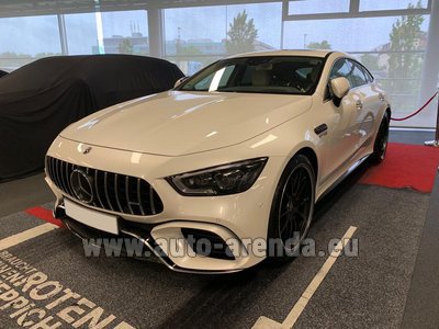 Rental in Munich the car Mercedes-Benz AMG GT 63 S 4-Door Coupe 4Matic+