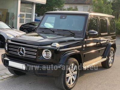 Rental in Dusseldorf the car Mercedes-Benz G-Class G500 Exclusive Edition