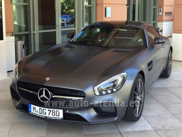Rental Mercedes-Benz GT-S AMG in Memmingen airport