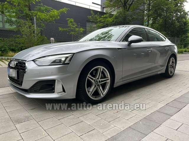 Rental Audi A5 45TDI QUATTRO in Memmingen airport