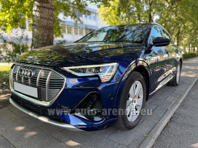 Rental Audi e-tron 55 quattro S Line (electric car) in Munich