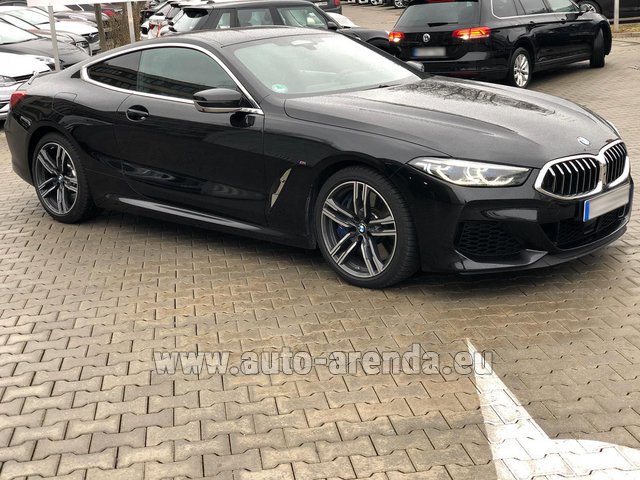 Rental BMW M850i xDrive Coupe in Dusseldorf airport
