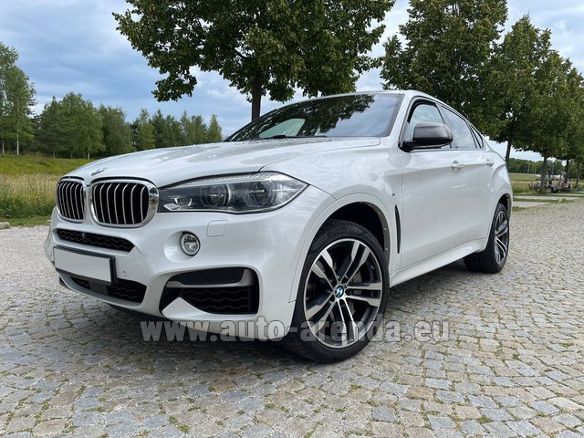 Rental BMW X6 M50d M-SPORT INDIVIDUAL (2019) in Berlin Schoenefeld airport