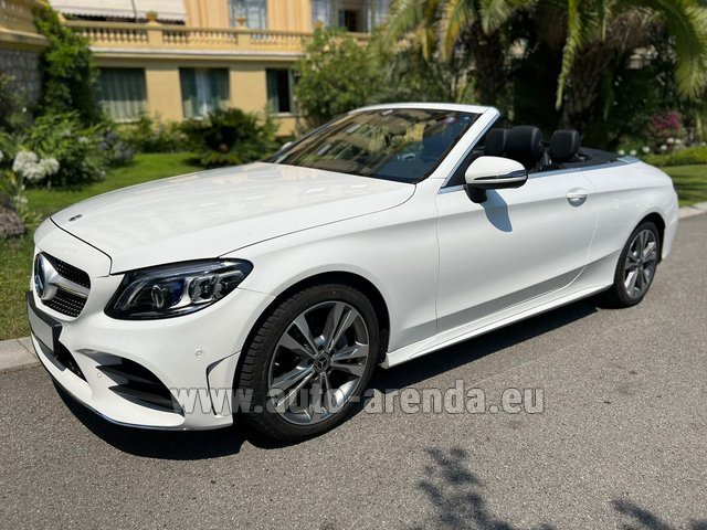 Rental Mercedes-Benz C-Class C 180 Cabrio AMG Equipment White in Cologne