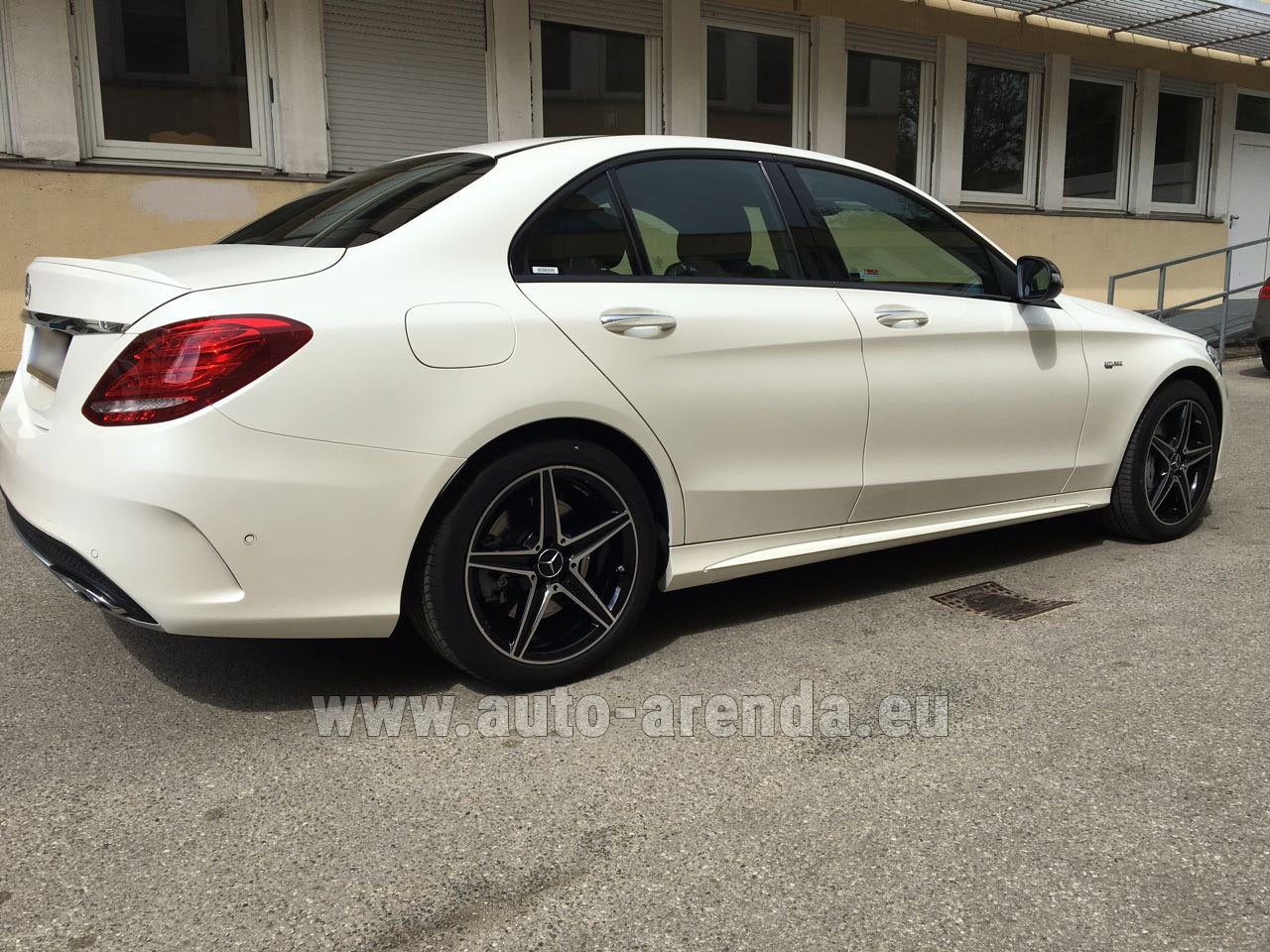 Rent The Mercedes Benz C Class C43 Amg Biturbo 4matic White Car In Giessen