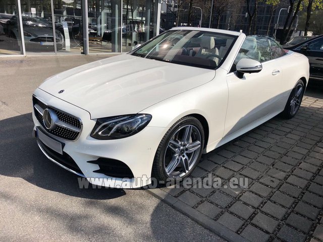 Rental Mercedes-Benz E-Class E 300 Cabriolet equipment AMG in Germany