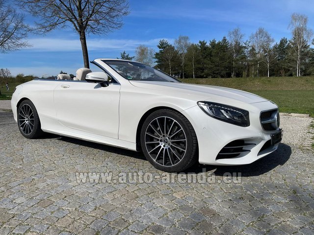 Rental Mercedes-Benz S-Class S 560 Convertible 4Matic AMG equipment in Cologne