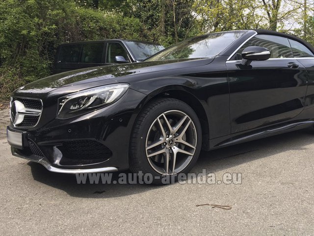 Rental Mercedes-Benz S-Class S500 Cabriolet in Germany