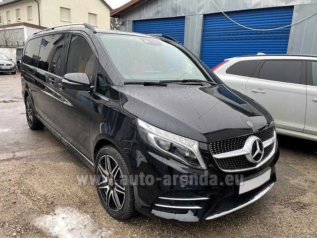 Transfer from Munich to Karlovy Vary by Mercedes-Benz V300d 4Matic EXTRA LONG (1+7 pax) AMG equipment car