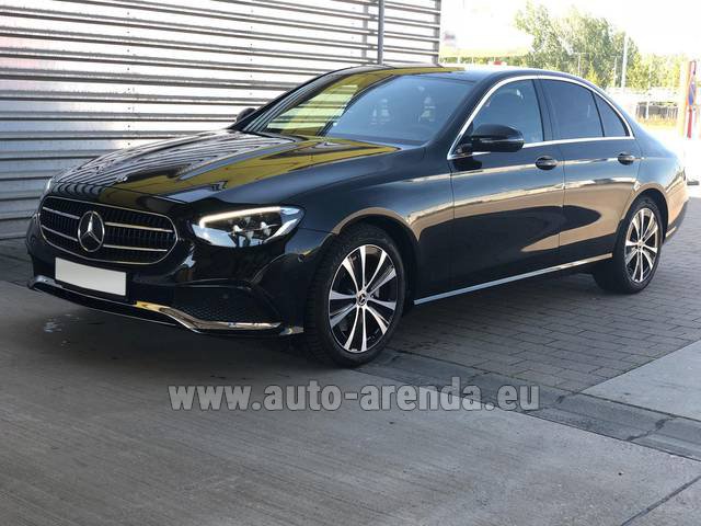 Transfer from Munich Airport to Seefeld by Mercedes-Benz E-Class AMG equipment car