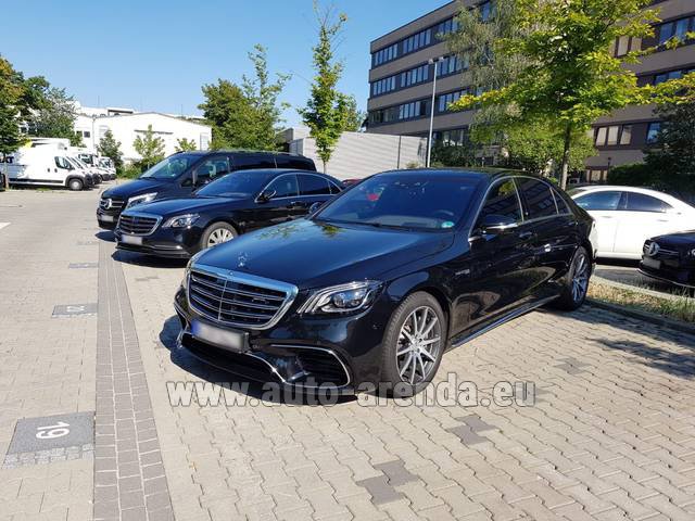 Transfer from Munich Airport General Aviation Terminal GAT to Bad Kleinkirchheim by Mercedes S63 AMG Long 4MATIC car