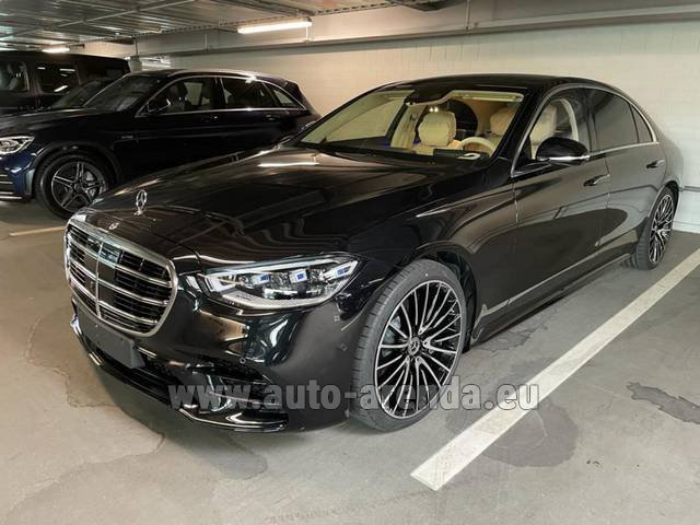 Transfer from Munich Airport General Aviation Terminal GAT to Bad Gastein by Mercedes-Benz S-Class S 500 Long 4MATIC AMG equipment W223 car