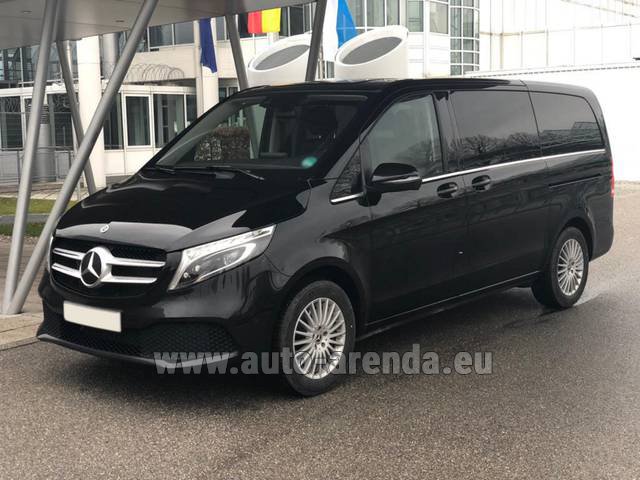 Transfer from Germering to Munich Airport by Mercedes VIP V250 4MATIC AMG equipment (1+6 Pax) car