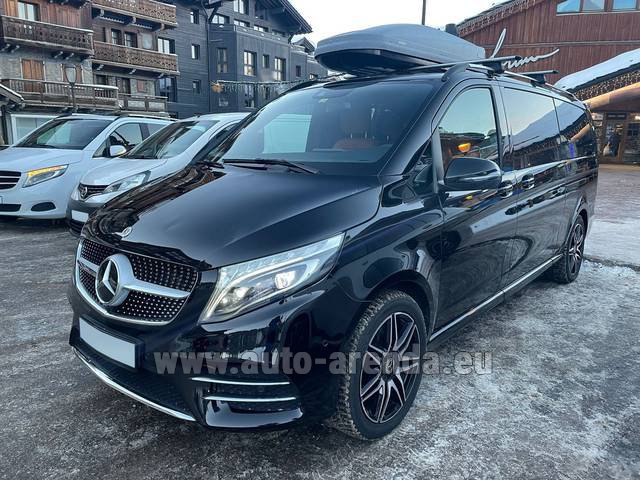 Transfer from Munich to Prague by Mercedes-Benz V300d 4Matic VIP/TV/WALL - EXTRA LONG (2+5 pax) AMG equipment car